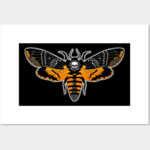 Silence of the Lambs Moth Wall Art by RavenWake